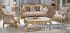 Model Sofa Kayu Jati Gold Ukiran Set 311