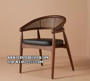 Model Kursi Cafe Antik Rotan Kayu Jati