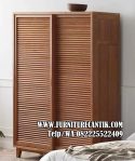 Model Lemari Pakaian Minimalis 2 Pintu Sliding