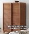 Model Lemari Pakaian Minimalis 2 Pintu Sliding