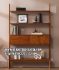 Model Rak Buku Modern Kayu Jati Mewah